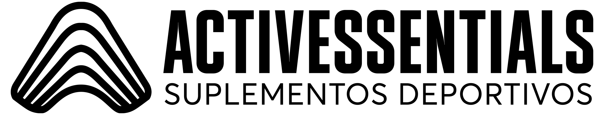 Logotipo con simbolo horizontal negro